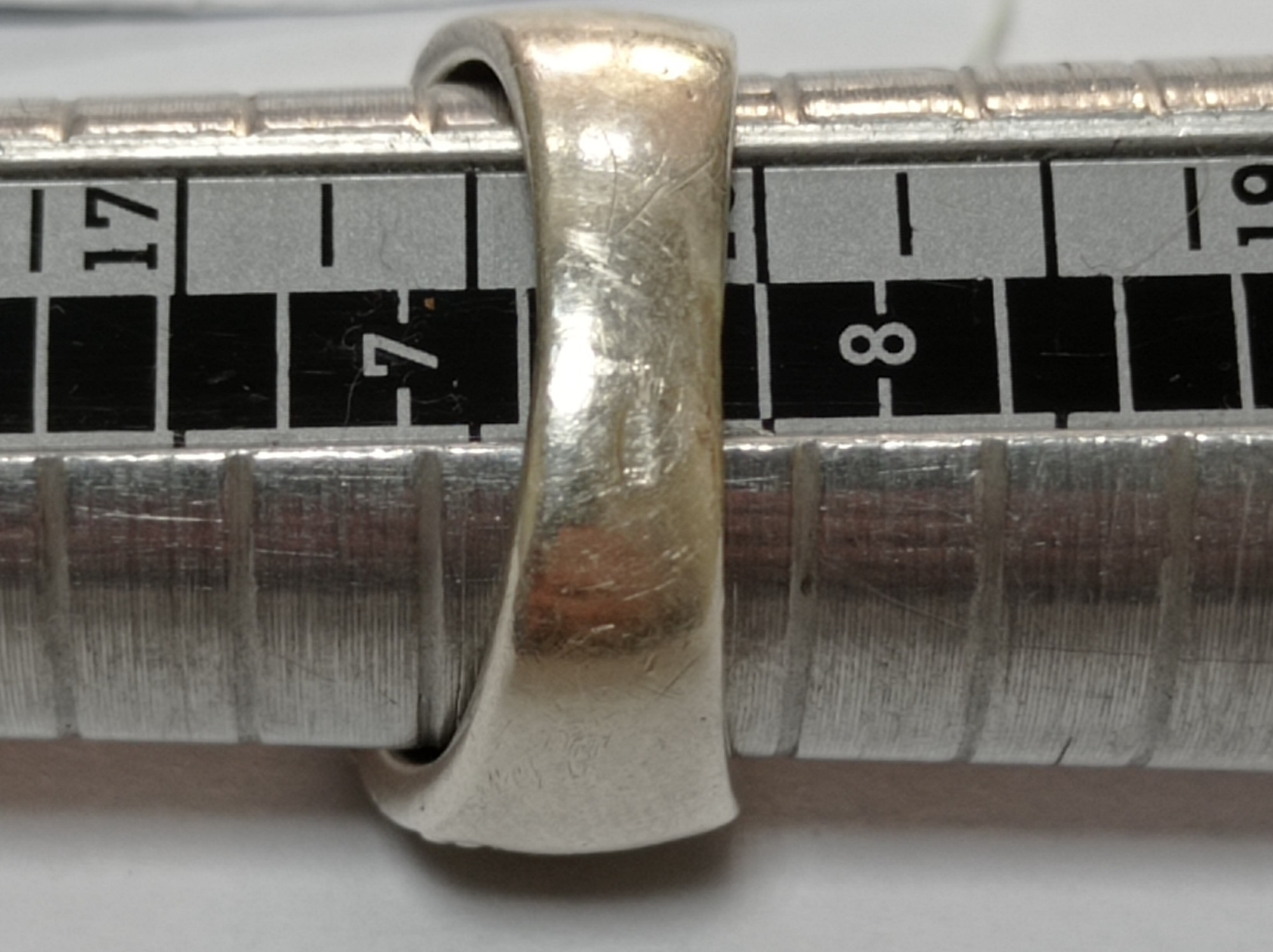 Срібна каблучка з рубіном і цирконієм (33730896) 3