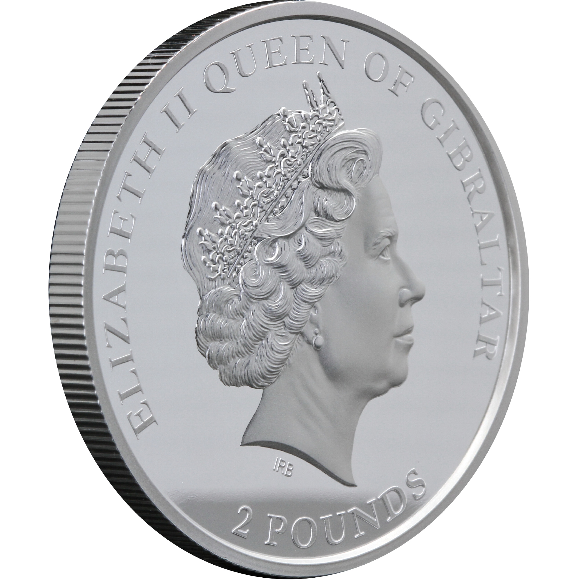 Серебряная монета 1oz Берберийская Макака 2 фунта 2021 Гибралтар (29128116) 4