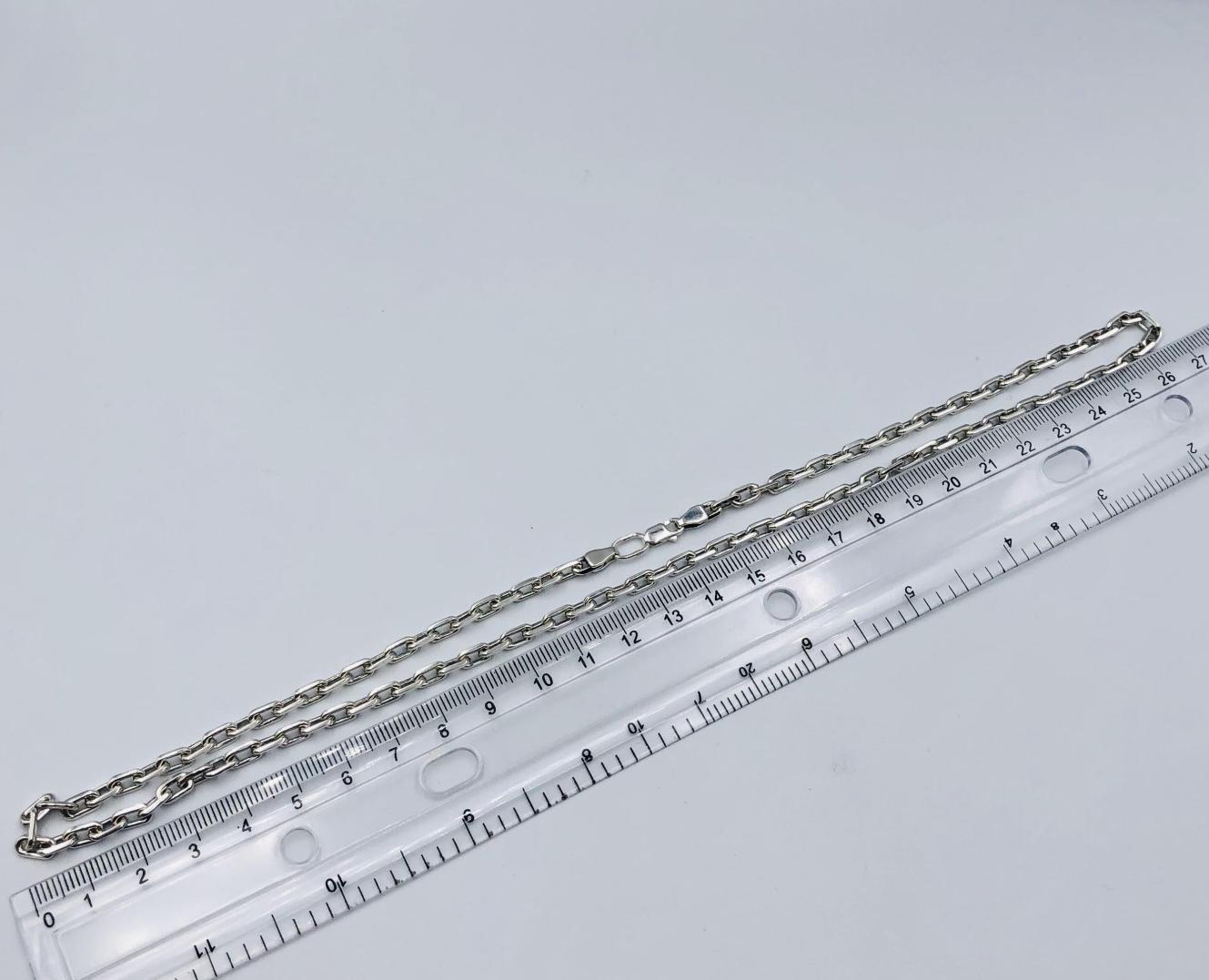 Срібний ланцюг із плетінням Якірне (33792588) 1