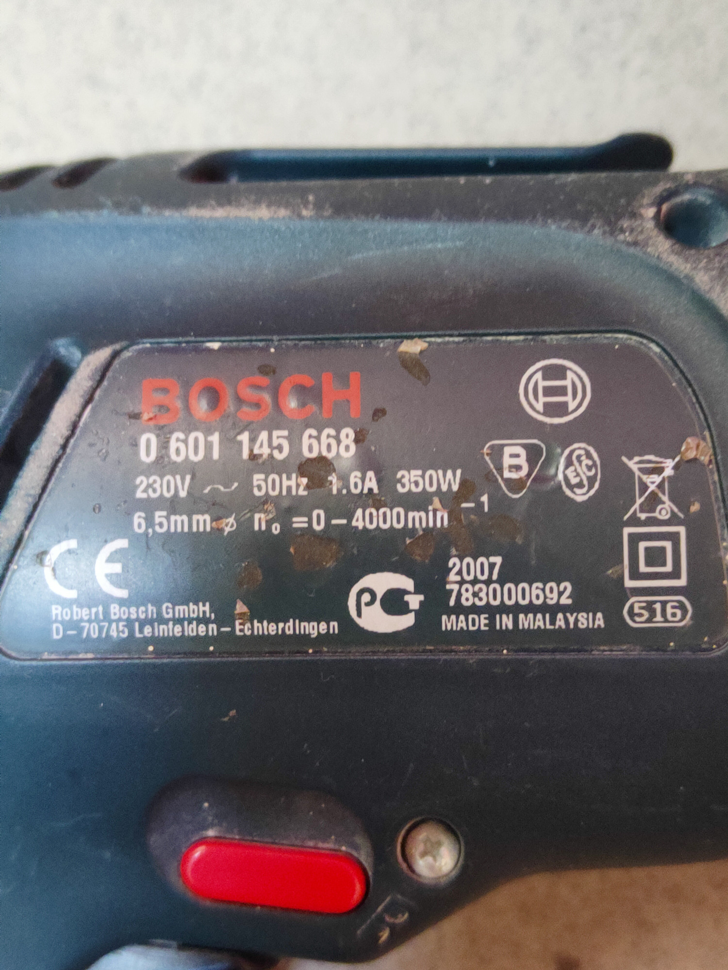 Дрель Bosch GBM 6 RE Professional 2