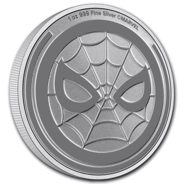 Срібна монета 1oz Комікси Marvel: Людина-Павук 2 долари 2023 Ніуе (33009471) 6