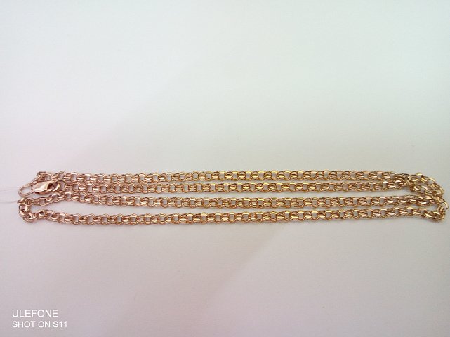 Цепь из красного золота с плетением Бисмарк (33782512) 3