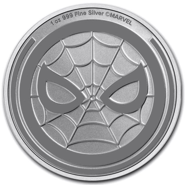 Срібна монета 1oz Комікси Marvel: Людина-Павук 2 долари 2023 Ніуе (33009471) 5