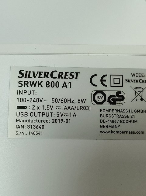 Радиобудильник SilverCrest SRWK 800 A1 3
