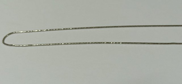 Срібний ланцюг із плетінням Снейк (29098652) 2