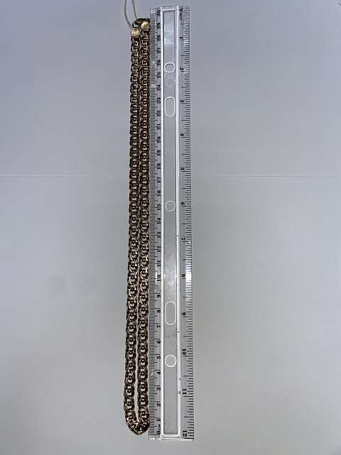 Серебряная цепь с плетением Бисмарк (33750841) 3