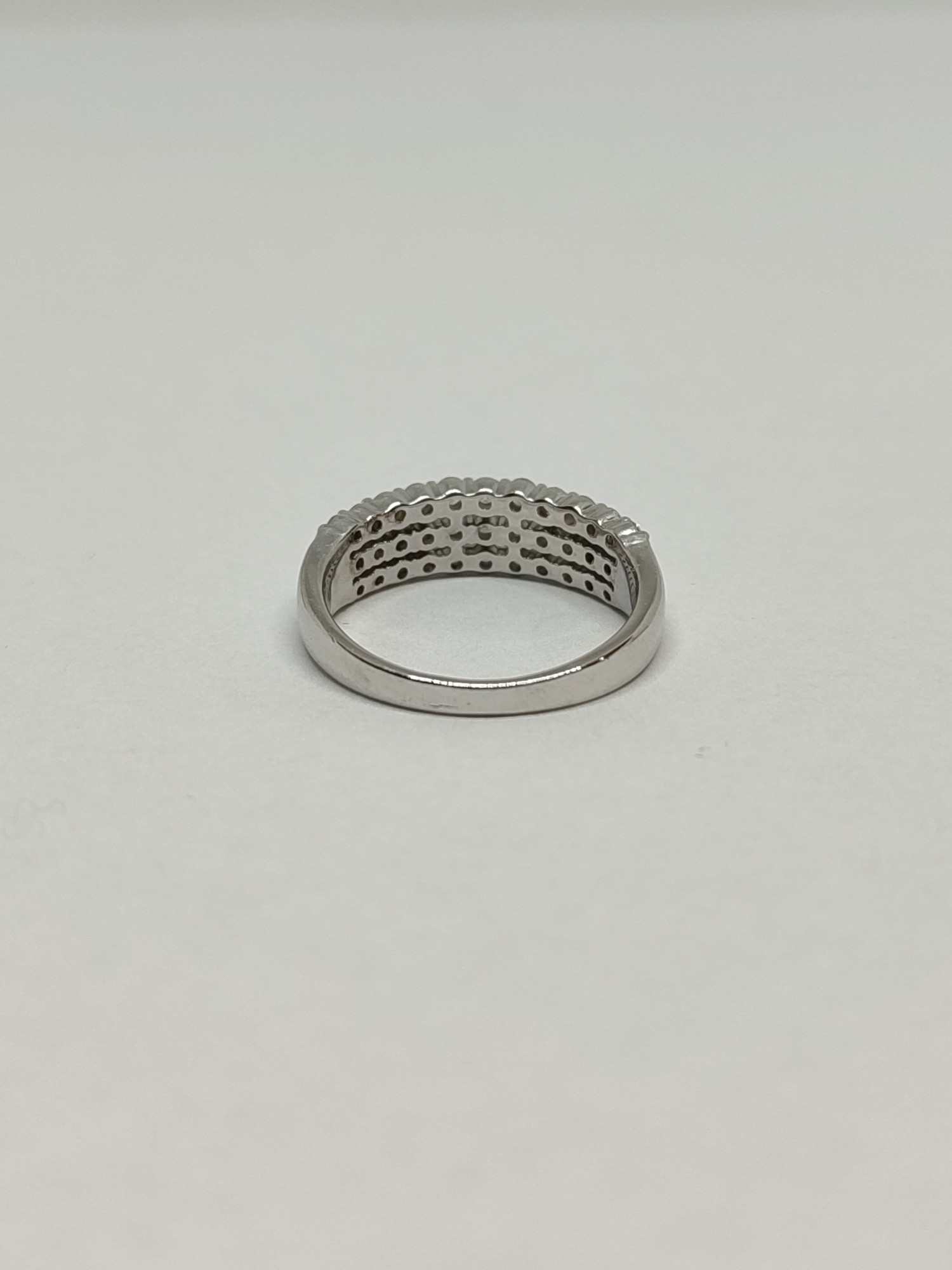 Кольцо из белого золота с бриллиантом (-ми) (33163796) 9