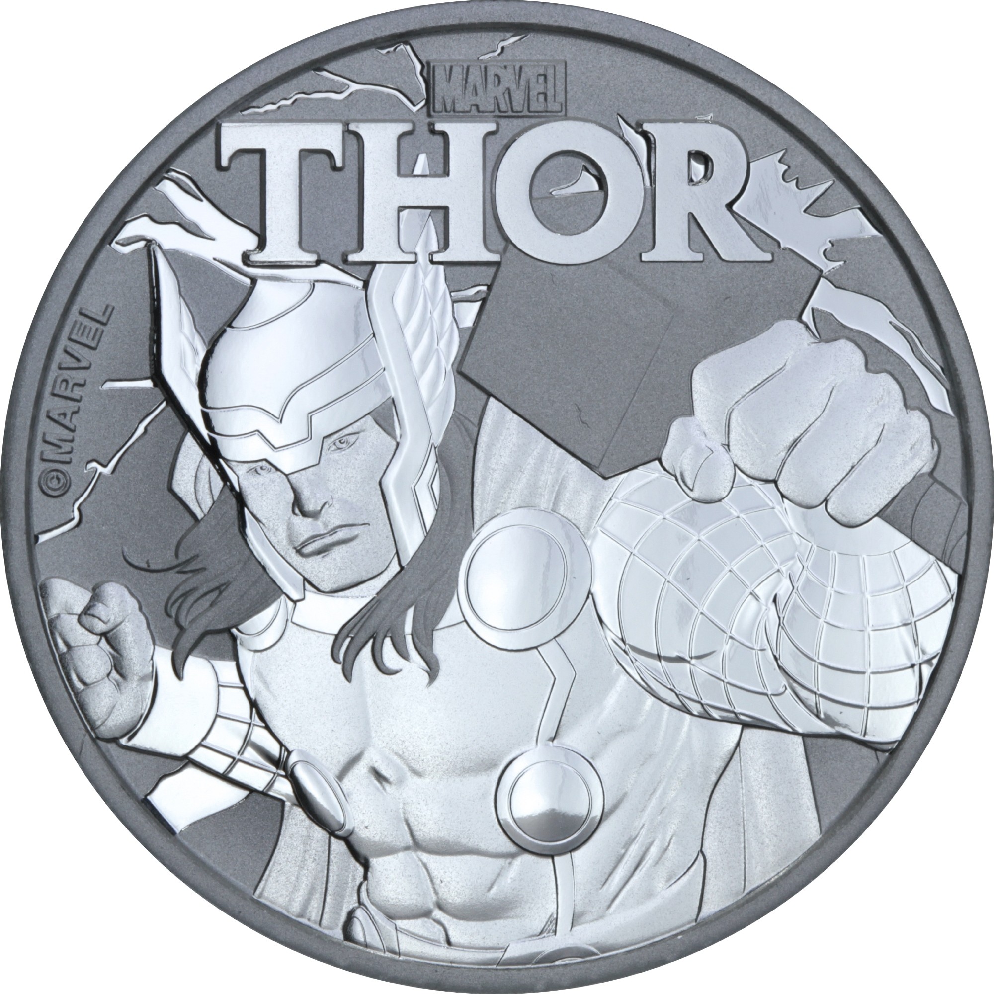 Серебряная монета 1oz Тор 1 доллар 2018 Тувалу (29127613) 4