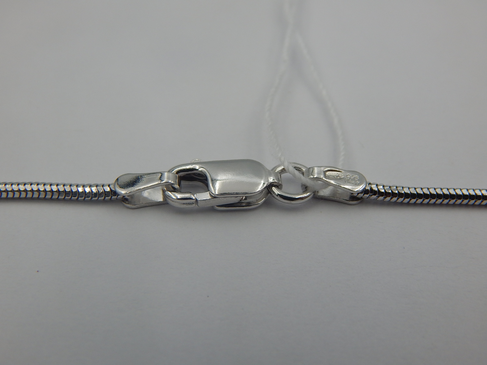 Серебряная цепь с плетением Снейк (31986971) 2