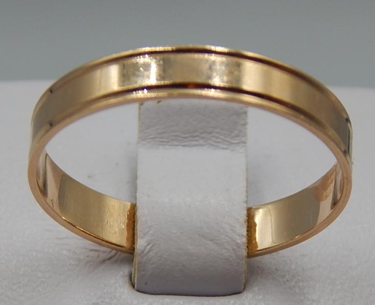 Обручальное кольцо из красного золота (32295034) 0