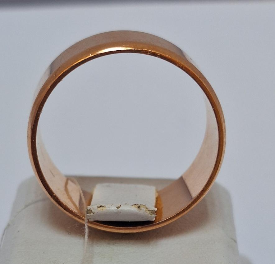 Обручальное кольцо из красного золота (33820283) 2