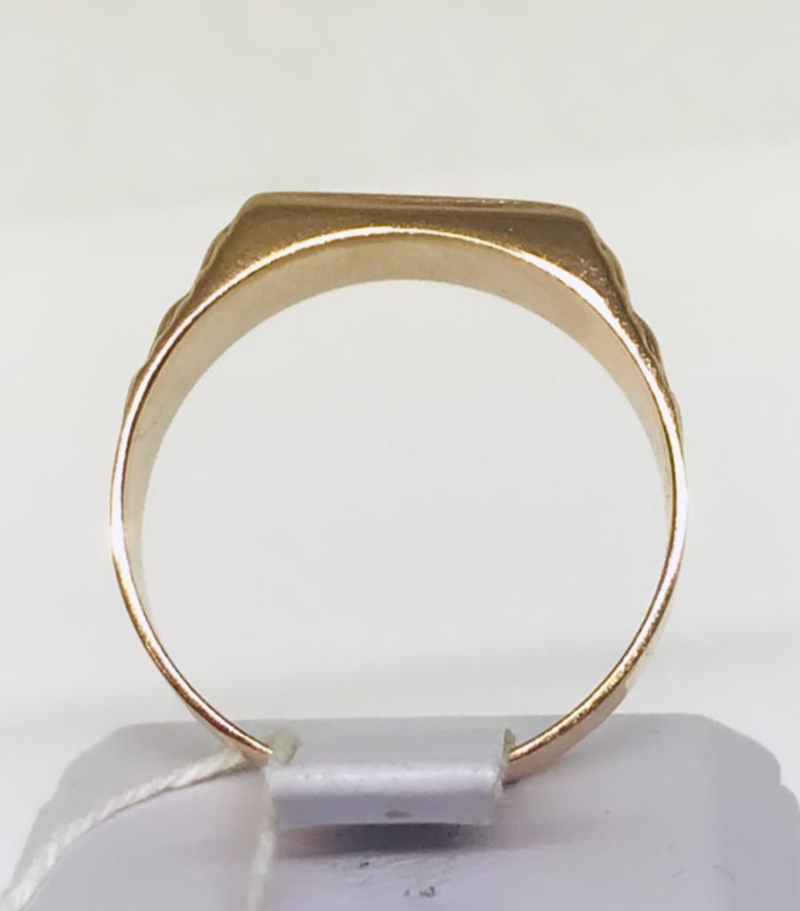 Перстень из красного золота с эмалью и цирконием (28669142) 1