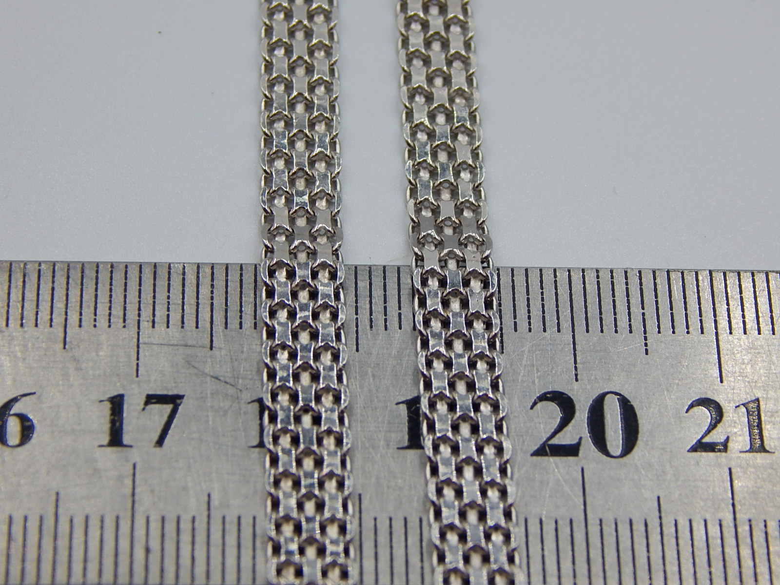 Серебряная цепь с плетением Фантазийное (30698181) 2