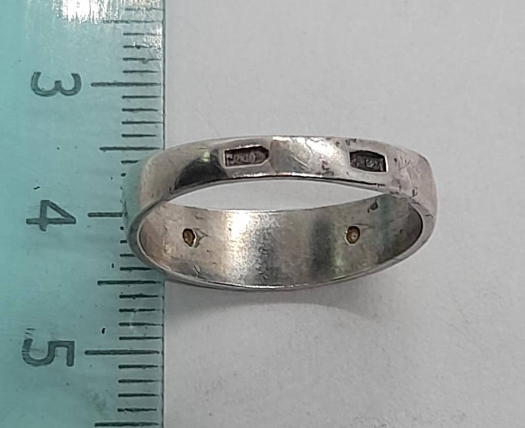 Серебряное кольцо с цирконием (31765084) 4