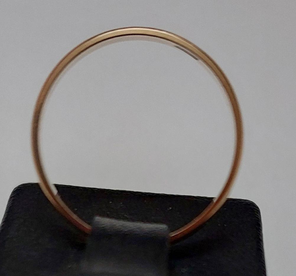 Обручальное кольцо из красного золота (33276179) 3