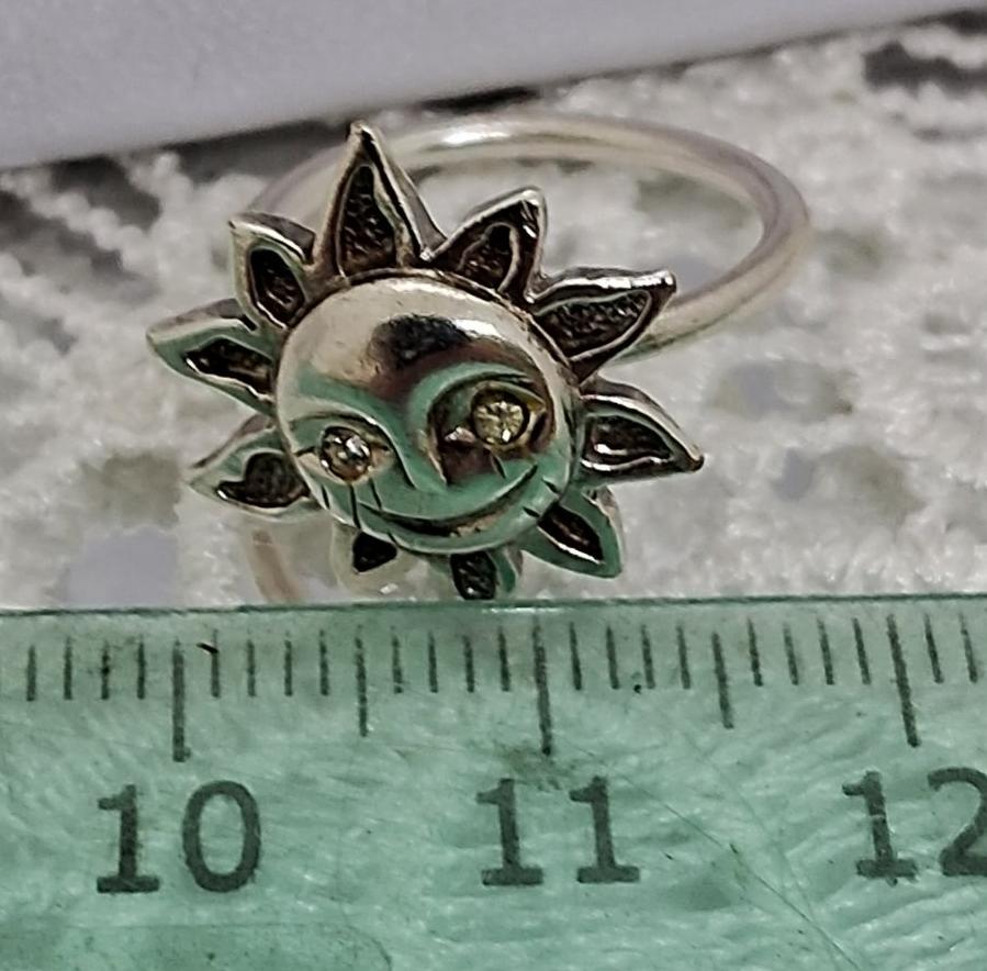 Серебряное кольцо с цирконием (33667075) 4
