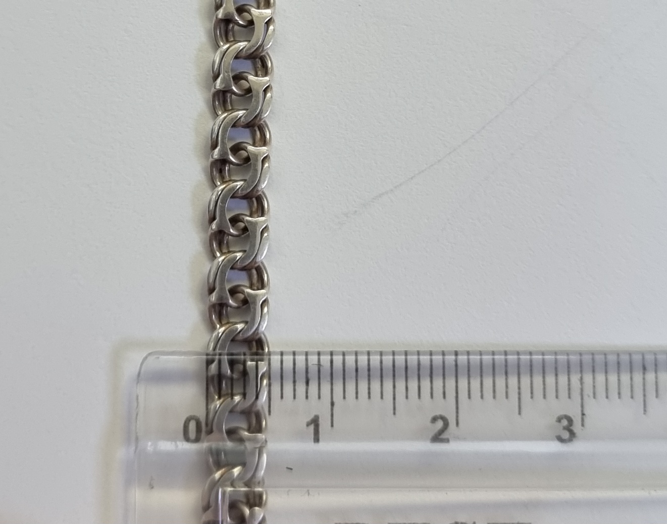 Серебряная цепь с плетением Бисмарк (33741112) 3