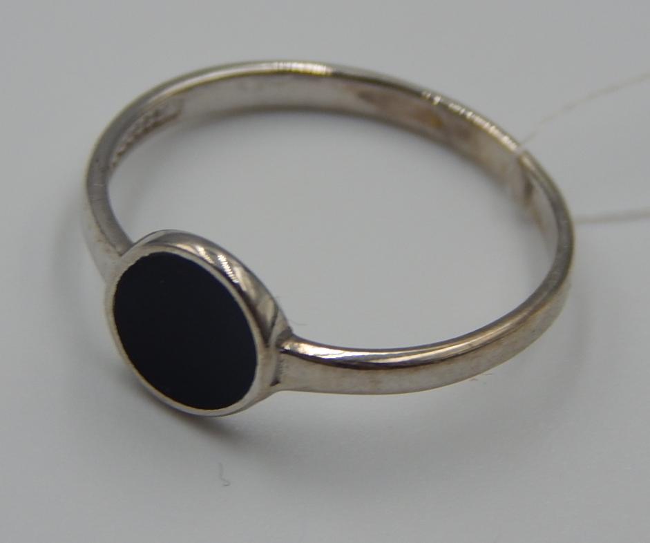 Серебряное кольцо с эмалью (32417913) 2