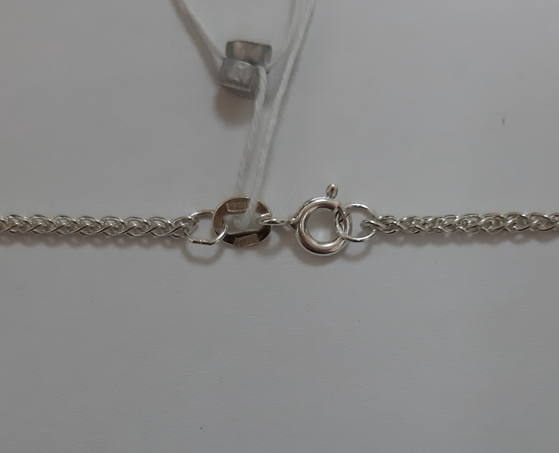 Серебряная цепь с плетением Колосок (30528515) 5