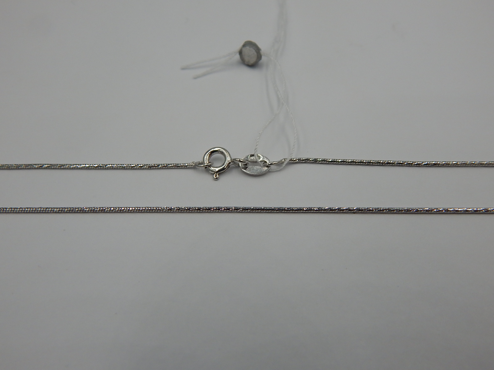 Серебряная цепь с плетением Снейк (30840160) 1