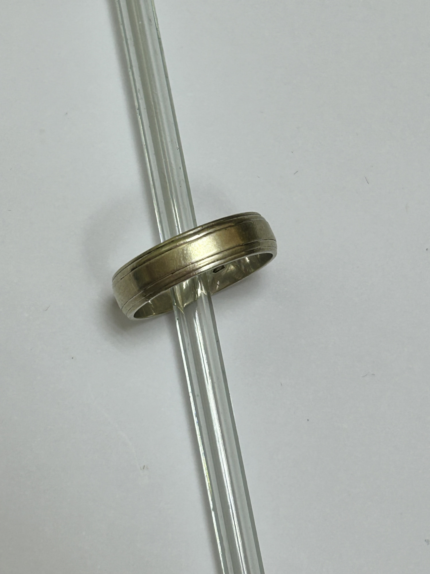 Обручальное кольцо из белого золота (33805268)  3