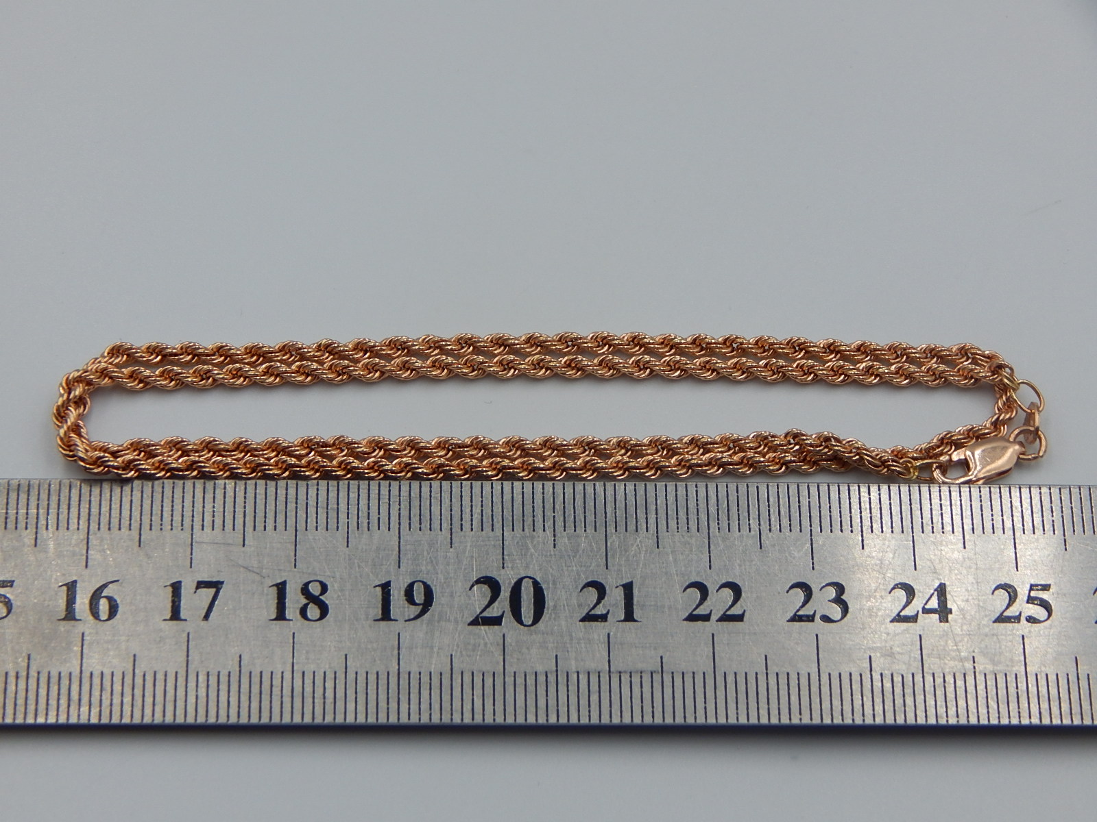 Ланцюжок з червоного золота з плетінням мотузочок (33613187) 4