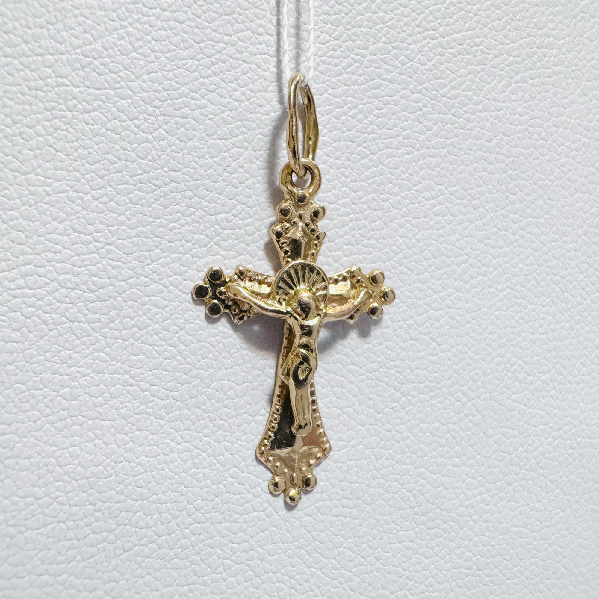 Підвіс-хрест з червоного золота (33940841) 1