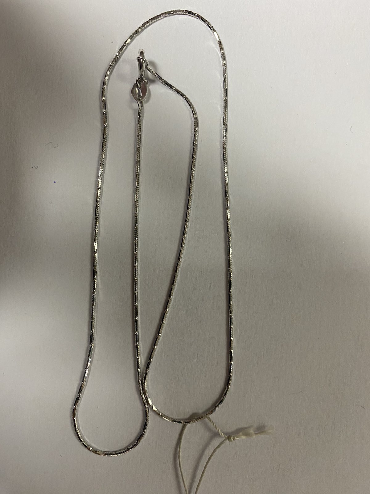 Серебряная цепь с плетением Снейк (30588905) 2