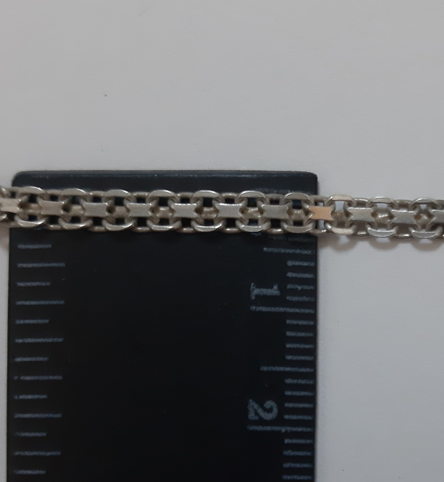 Серебряная цепь с плетением Фантазийное (32390631) 4