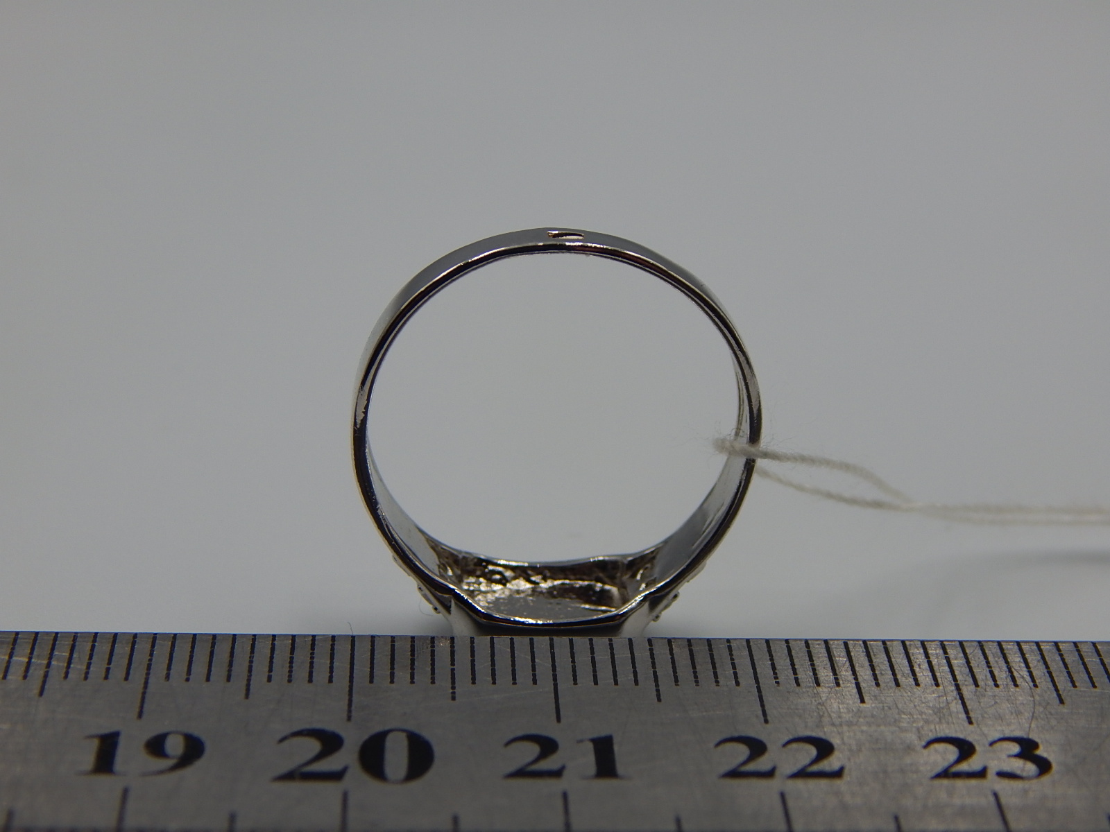 Серебряное кольцо с цирконием (33070803) 3