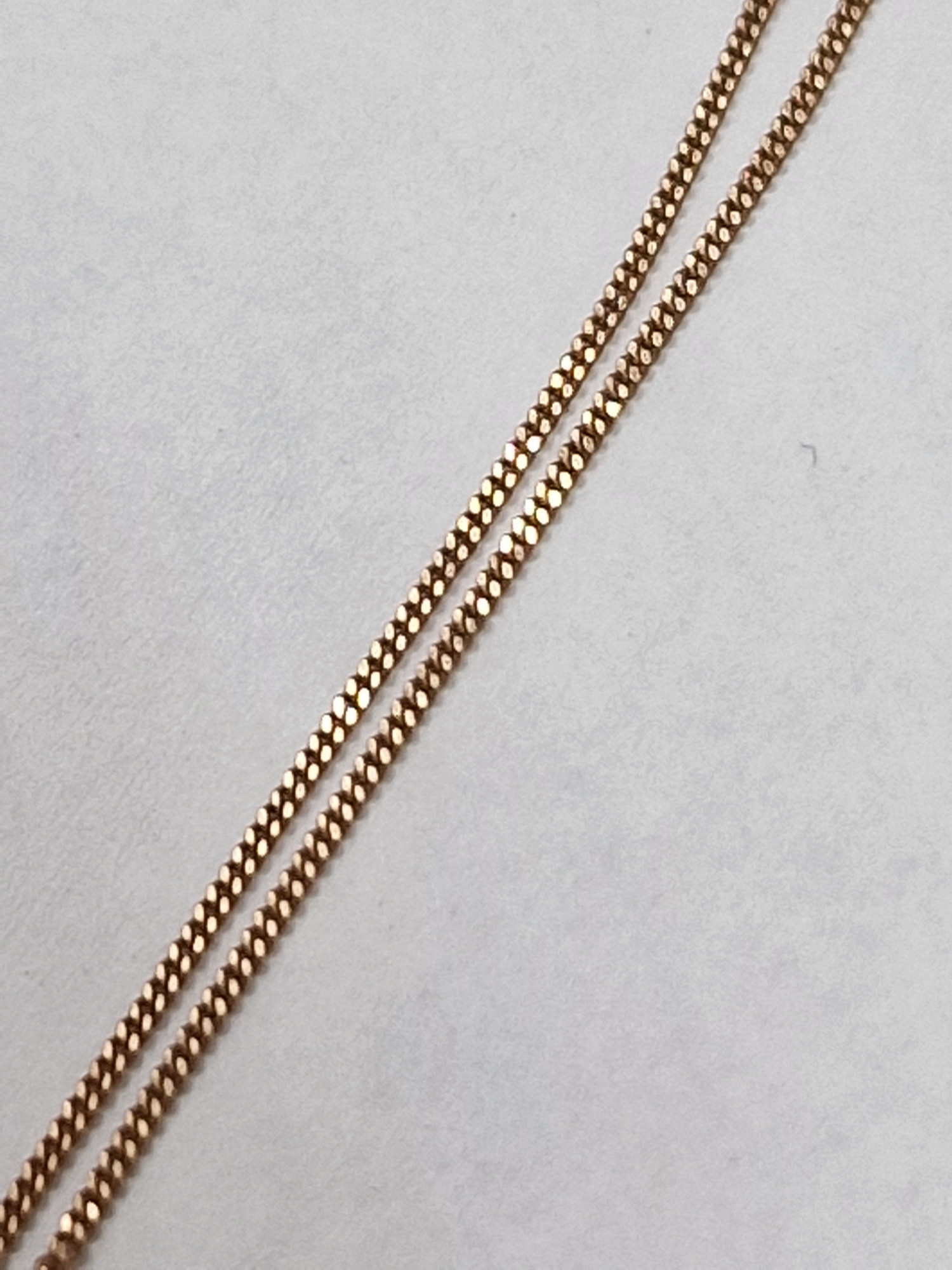 Ланцюжок з червоного золота з плетінням панцирное (33750860) 2