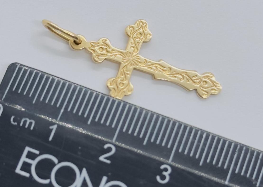 Підвіс-хрест з червоного золота (33961132) 2