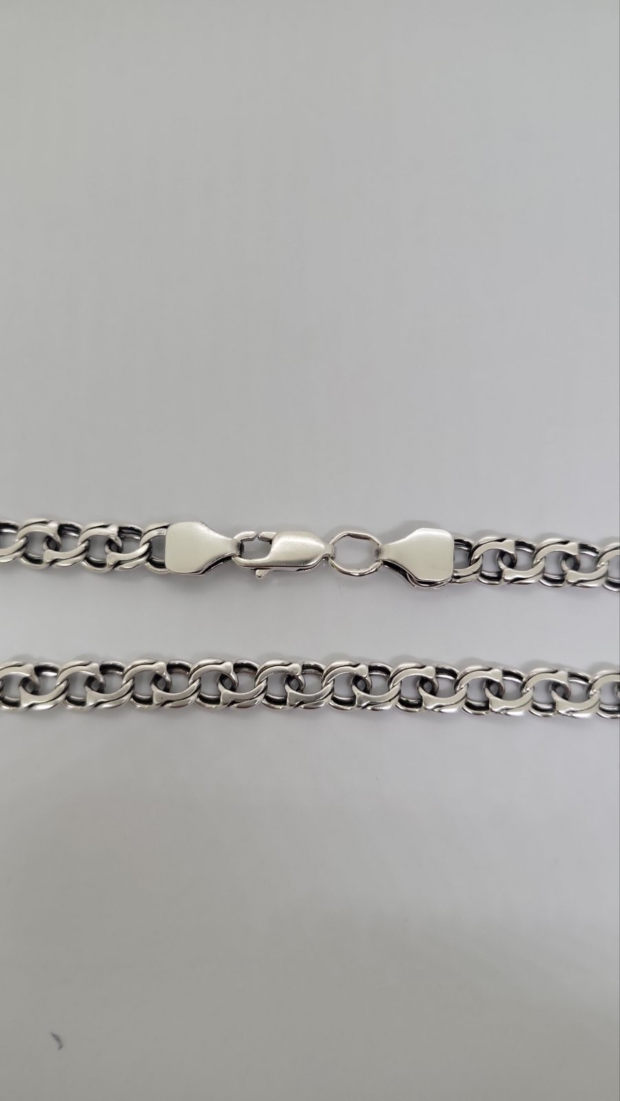 Срібний ланцюг із плетінням Бісмарк (33620431) 1