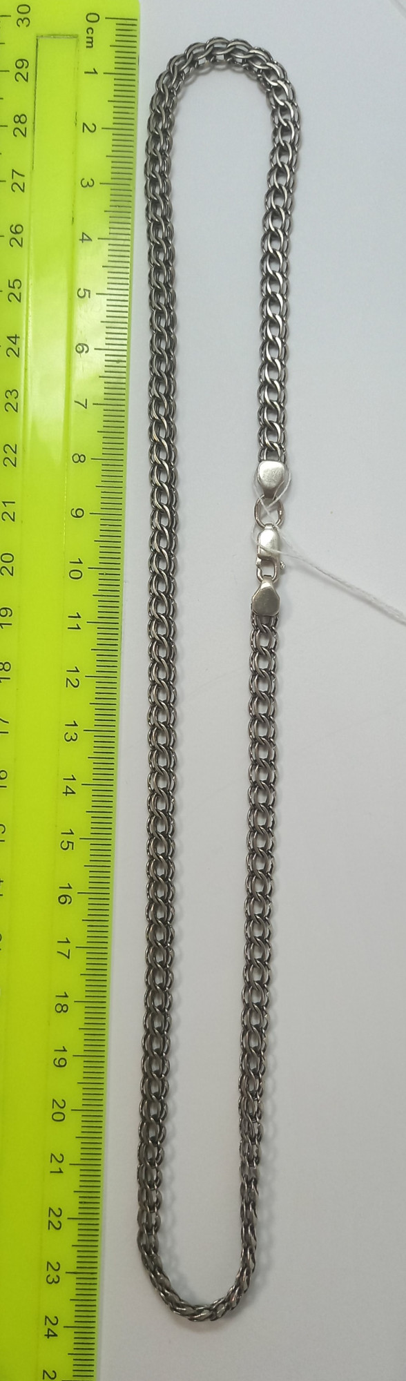 Серебряная цепь с плетением Фараон (33927187) 1