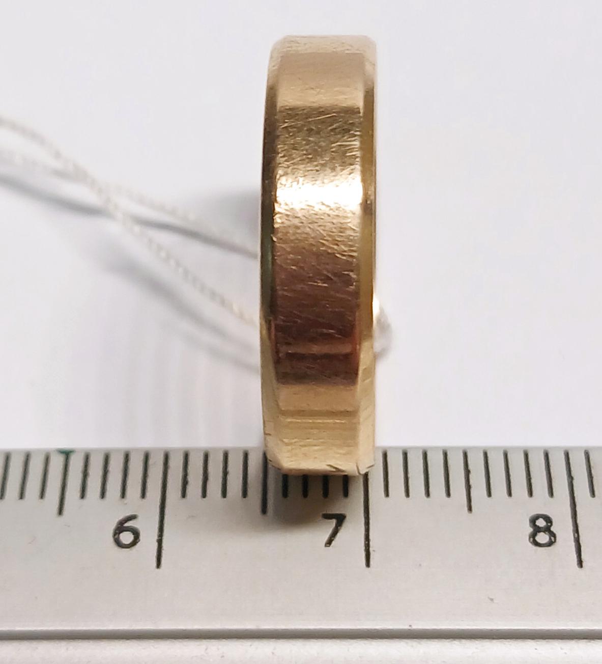 Обручальное кольцо из красного золота (33752771)  4