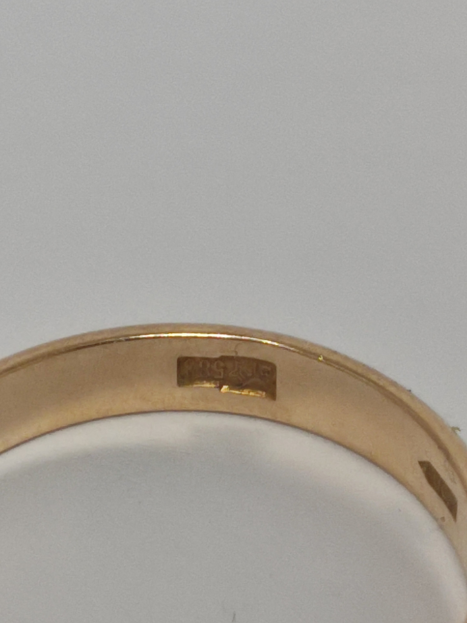 Обручальное кольцо из красного золота (33903060) 2