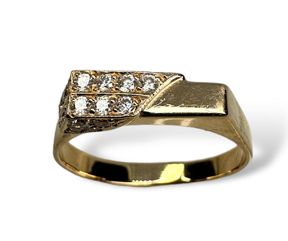 Перстень з червоного золота з цирконієм (32946210) 2