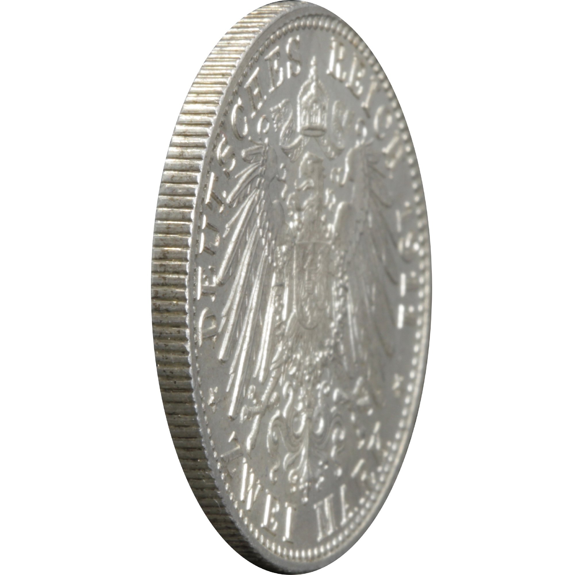 Серебряная монета 90 лет со дня рождения Луитпольда Баварского 2 марки 1911 Бавария Германская империя (29128269) 2