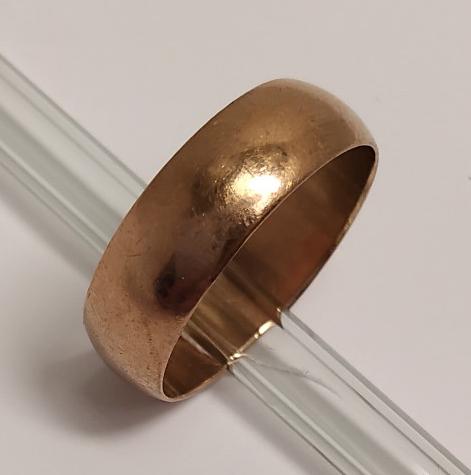 Обручальное кольцо из красного золота (33776403) 0