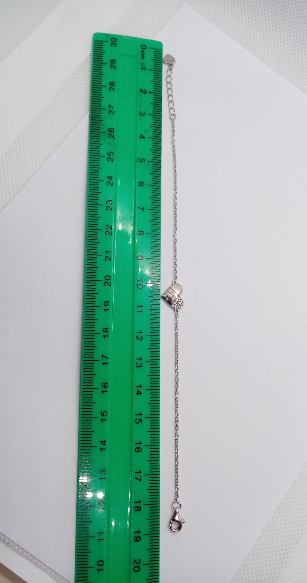 Срібний браслет із цирконієм (33639339) 2