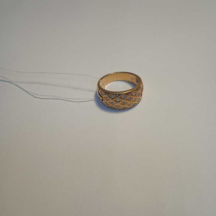 Кольцо из красного золота с бриллиантом (-ми) (27416955)  1