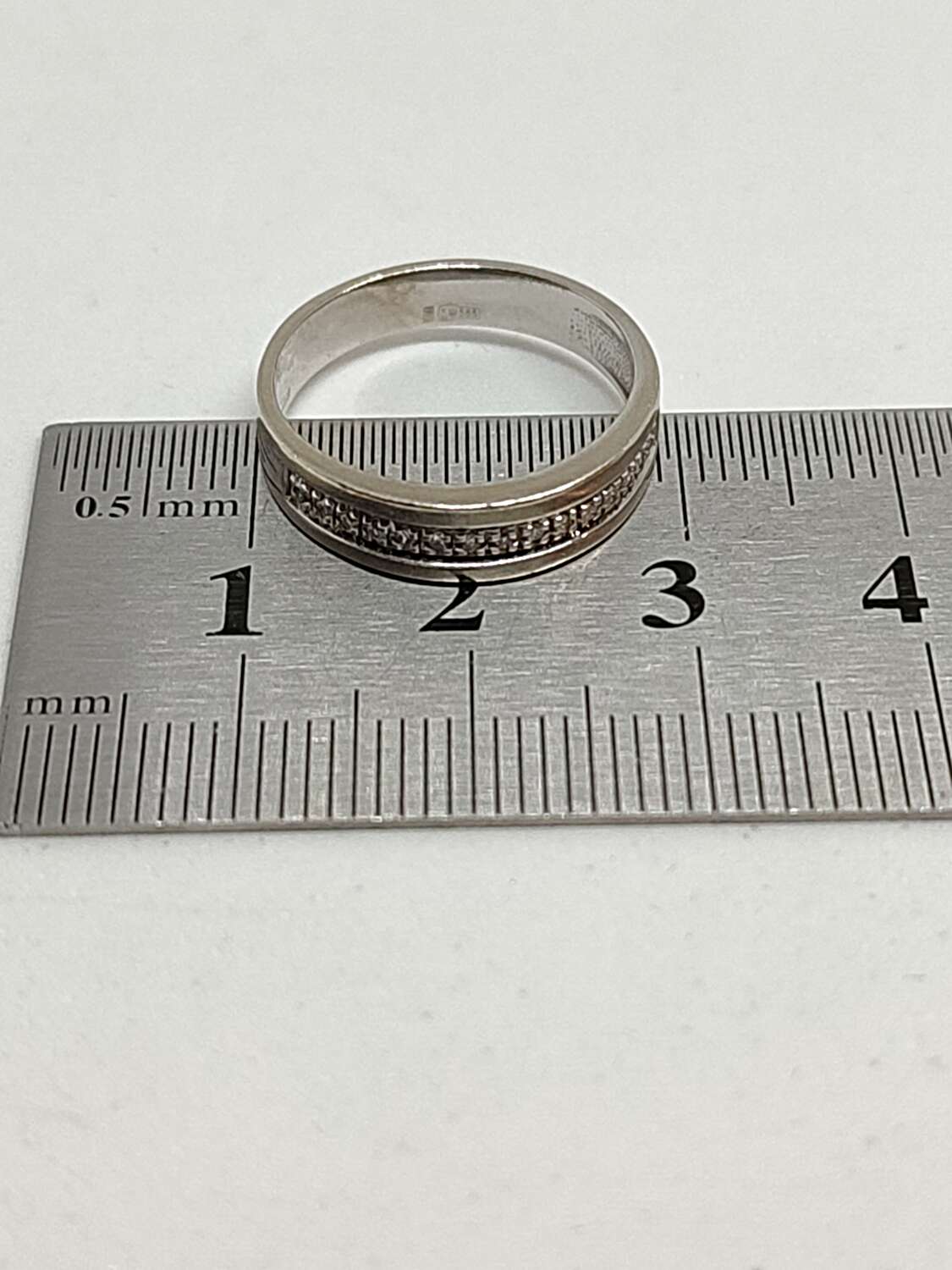 Кольцо из белого золота с бриллиантом (-ми) (31529846) 8