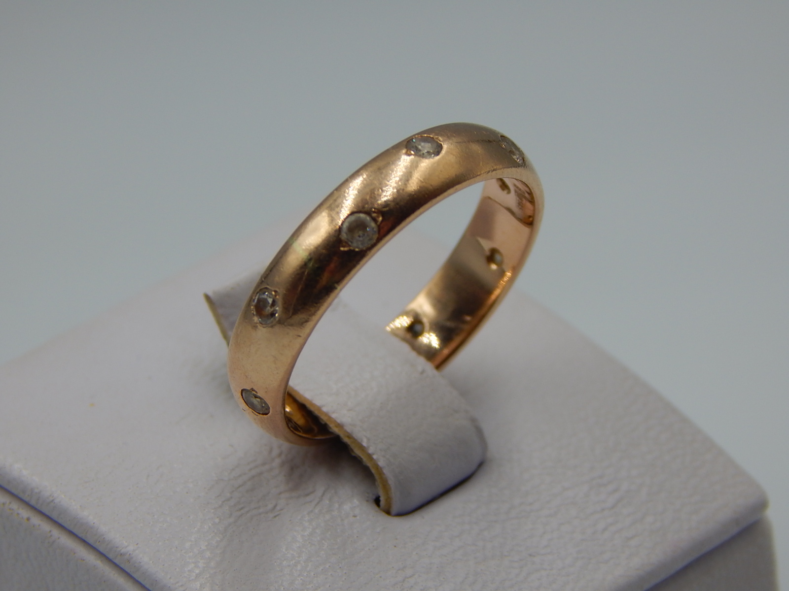 Кольцо из красного золота с цирконием (33722893)  4