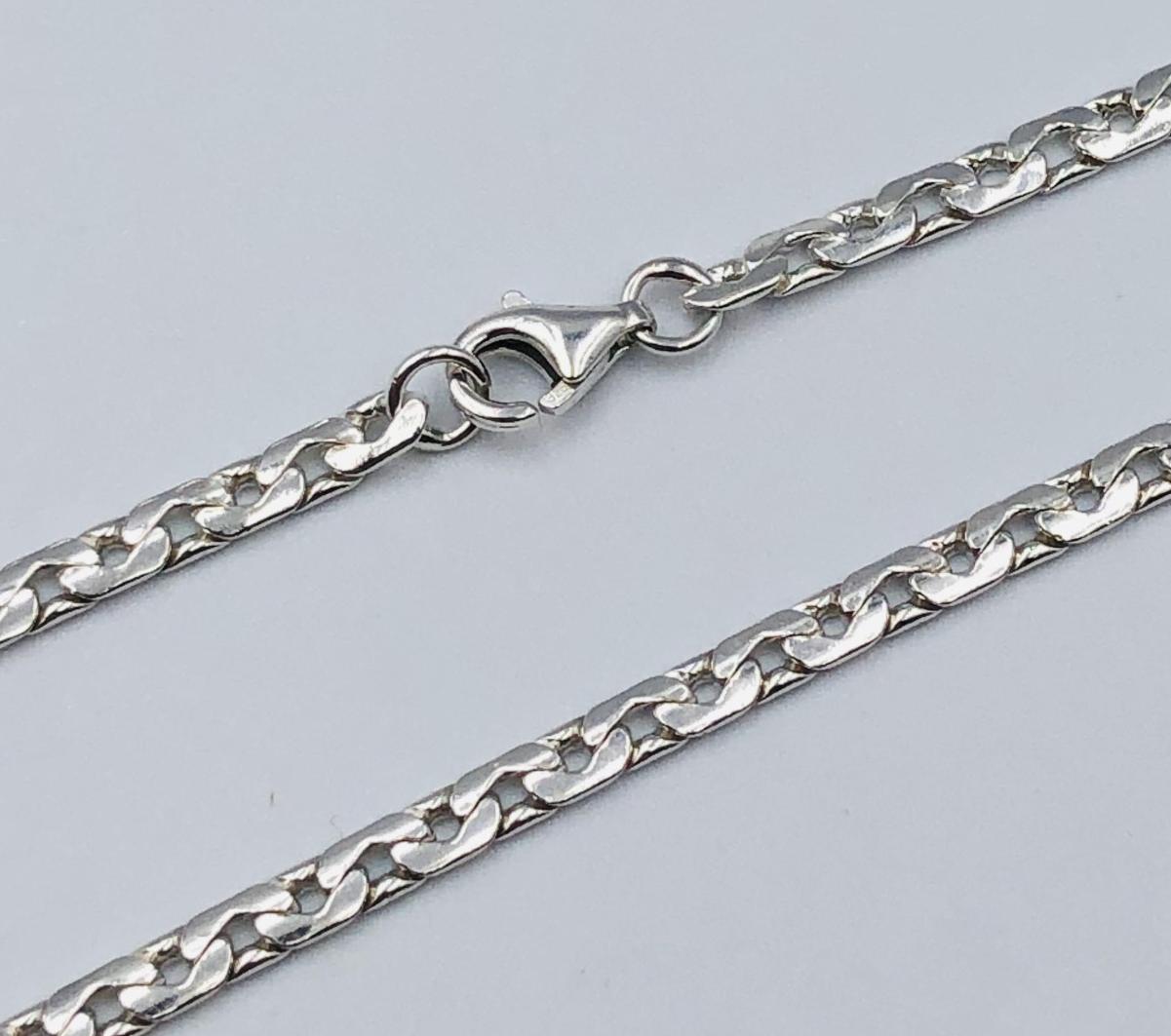 Серебряная цепь с плетением Якорное (33721633) 0