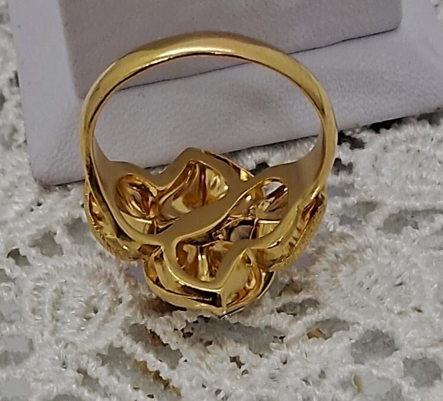 Кольцо из желтого и белого золота (33752942) 3