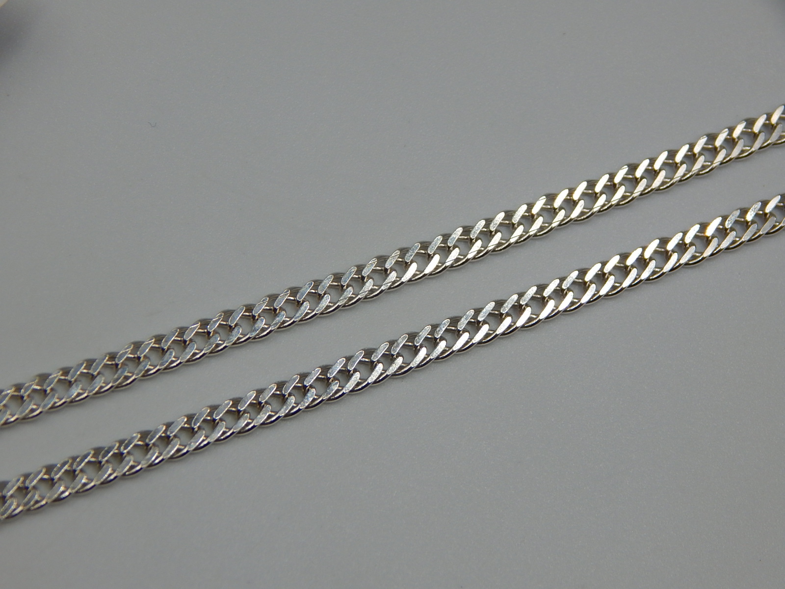Срібний ланцюг з плетінням Подвійний ромб (32198405) 1