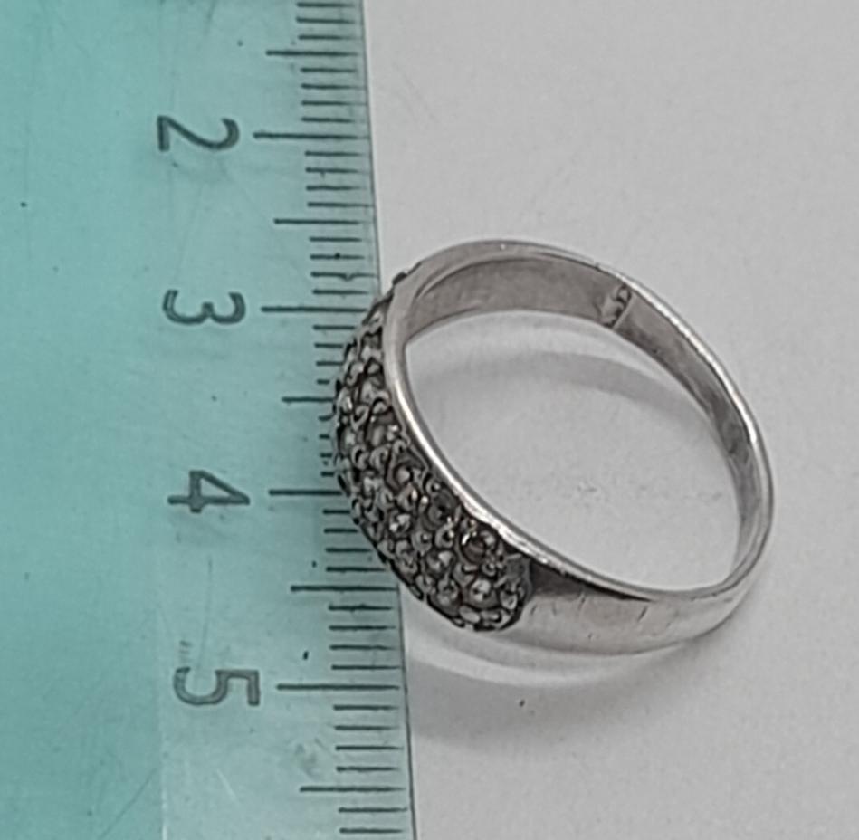 Серебряное кольцо с цирконием (31762267) 4