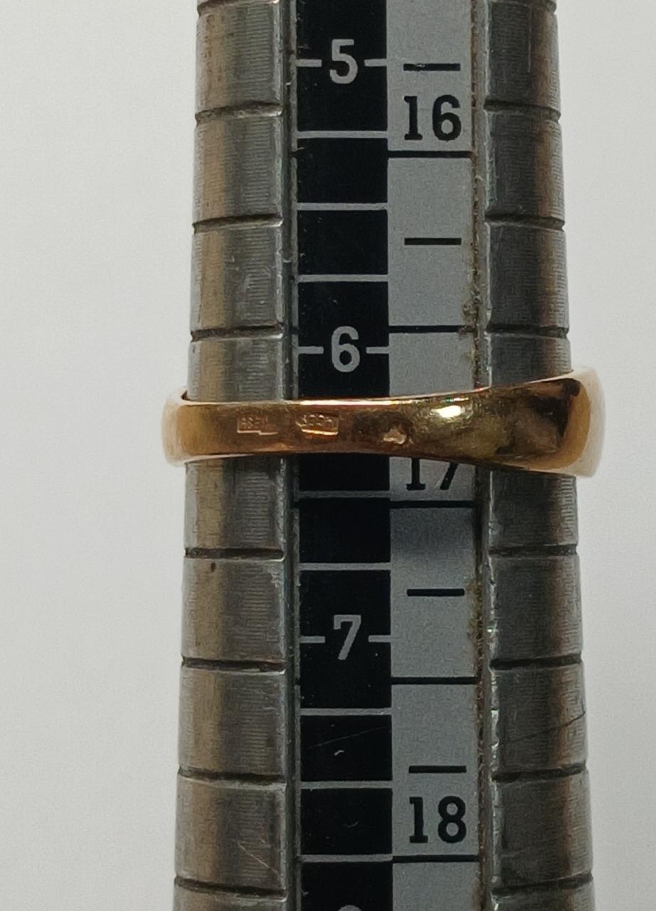 Кольцо из красного золота с цирконием (33820204) 2