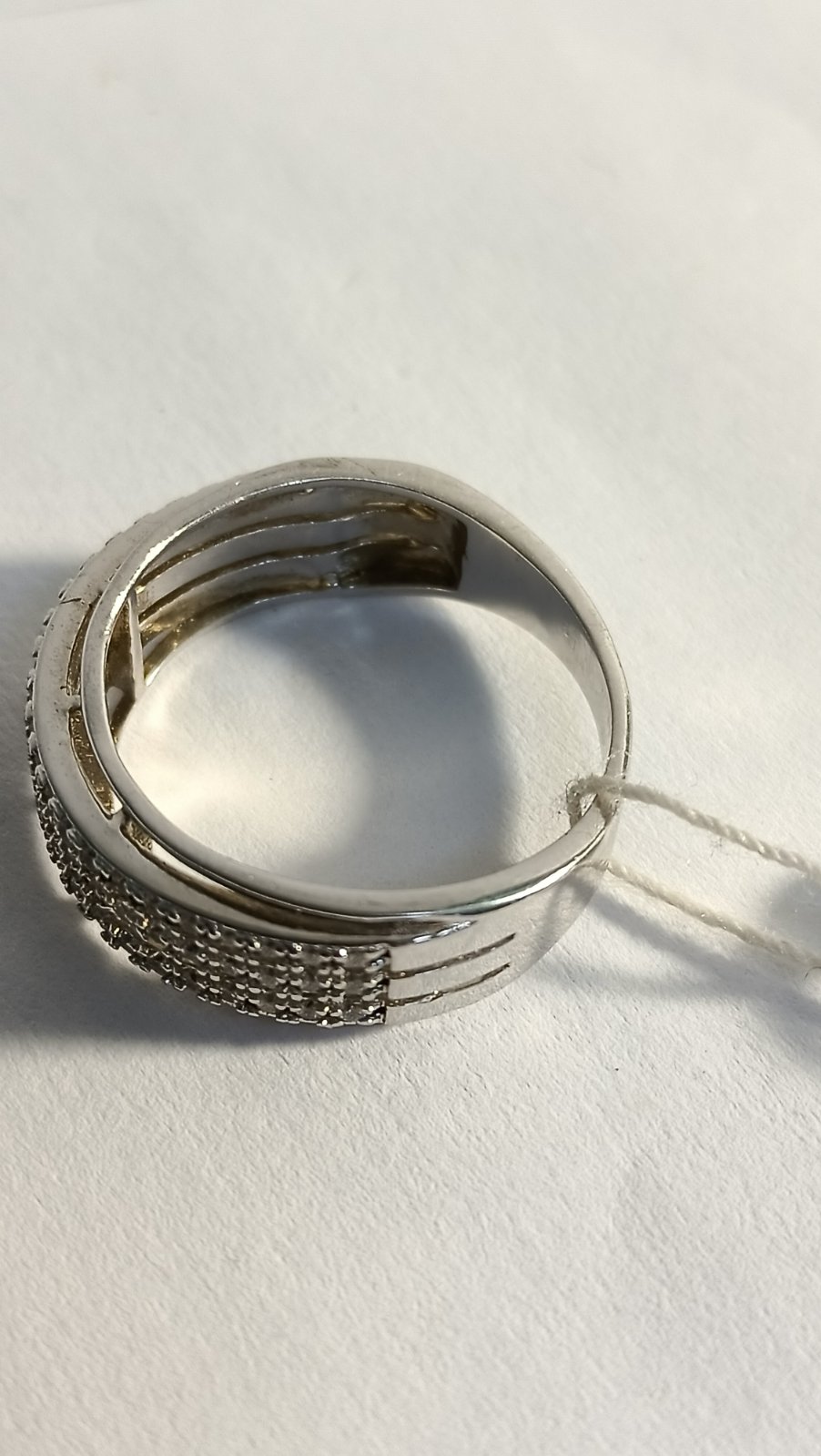 Серебряное кольцо с цирконием (32276142) 5