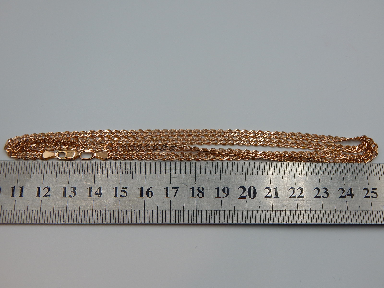 Ланцюжок з червоного золота з плетінням Нонна (33232308) 3